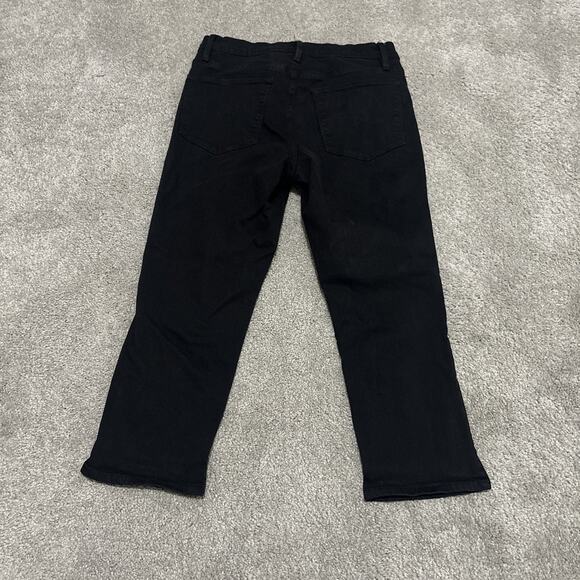 Frame Women's Button Closure Five Pocket Flare Leg Pants Black Size 27 - Picture 3 of 5